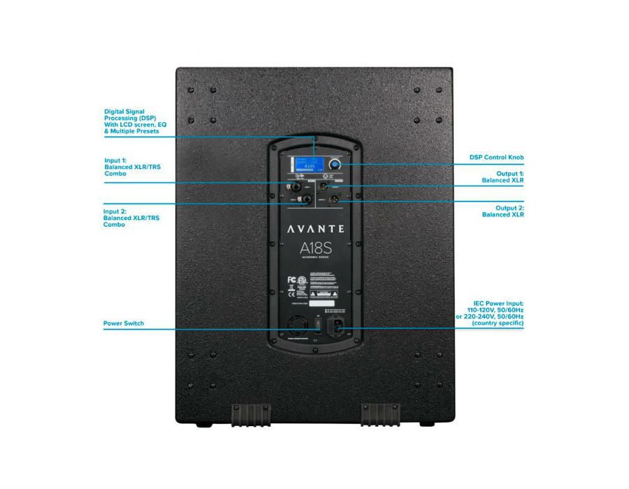 Avante Audio A18S - Imagen 2